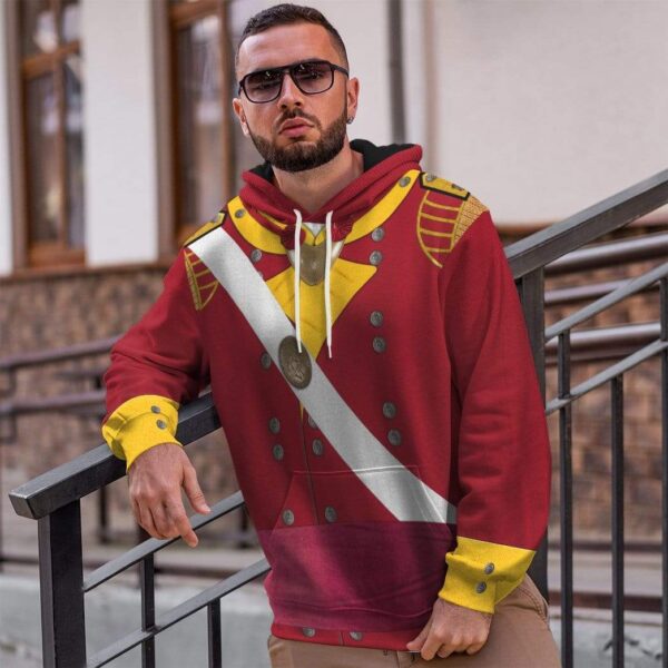 Gearhuman 3D 6th Foot Officer Grenadier Company Custom Hoodie Apparel GV190814 3D Custom Fleece Hoodies