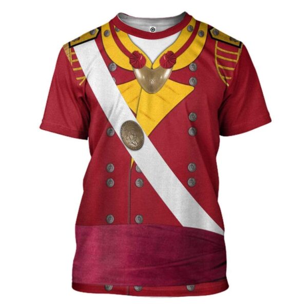 Gearhuman 3D 6th Foot Officer Grenadier Company Custom Tshirt Apparel GV190814 3D T-shirt T-Shirt S 