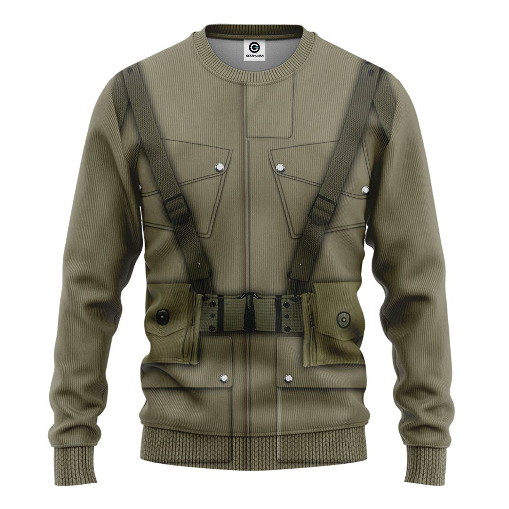 Gearhuman 3D 82nd Airborne Soldier Tshirt Hoodie Apparel GK071212 3D Apparel Long Sleeve S