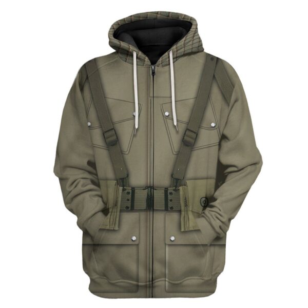 Gearhuman 3D 82nd Airborne Soldier Tshirt Hoodie Apparel GK071212 3D Apparel Zip Hoodie S