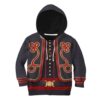 Gearhuman 3D 9th New York Volunteer Hawkins Zouaves Custom Kid Hoodie Apparel GN1011202 Kid 3D Apparel Kid Hoodie S'
