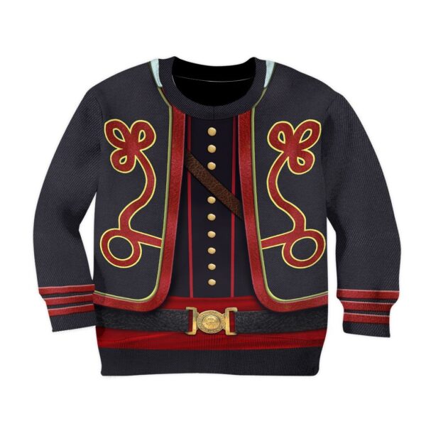 Gearhuman 3D 9th New York Volunteer Hawkins Zouaves Custom Kid Hoodie Apparel GN1011202 Kid 3D Apparel Kid Sweatshirt S'