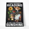Gearhuman 3D A Day Without Reading Canvas GB10031 Canvas 1 Piece Non Frame M