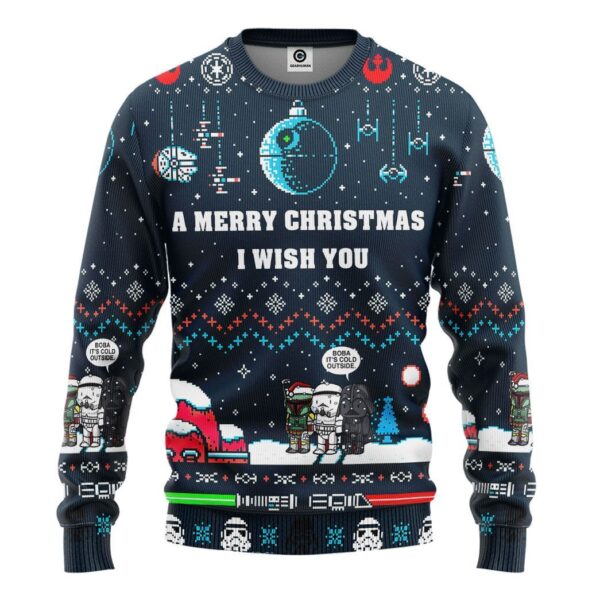 Gearhuman 3D A Merry Christmas I Wish You Custom Tshirt Hoodie Apparel CW29106 3D Apparel Long Sleeve S