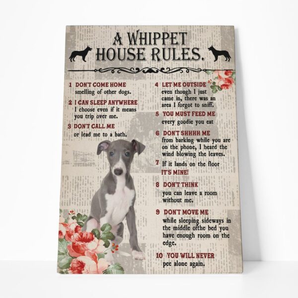 Gearhuman 3D A Whippet House Rules Canvas GK040234 Canvas 1 Piece Non Frame M