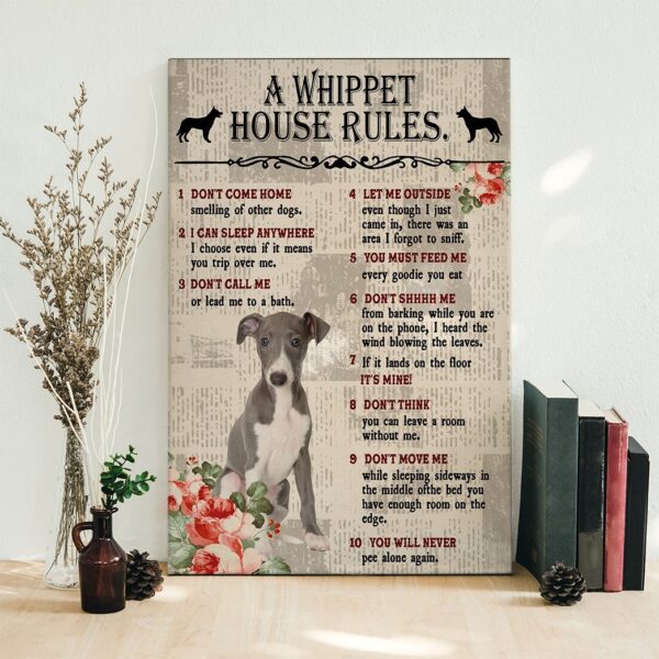 Gearhuman 3D A Whippet House Rules Canvas GK040234 Canvas