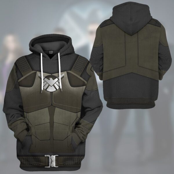 Gearhuman 3D Agents Of SHIELD Custom Tshirt Hoodie Apparel GW26022 3D Apparel