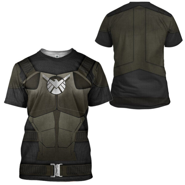 Gearhuman 3D Agents Of SHIELD Custom Tshirt Hoodie Apparel GW26022 3D Apparel