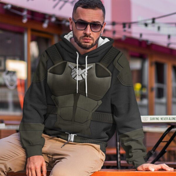 Gearhuman 3D Agents Of SHIELD Custom Tshirt Hoodie Apparel GW26022 3D Apparel