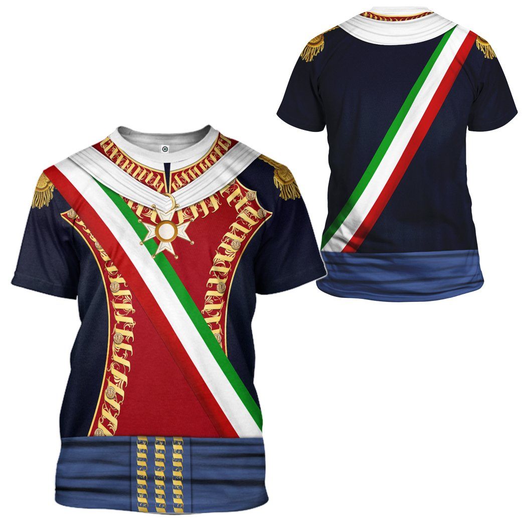 Gearhuman 3D Agust??n de Iturbide Custom Tshirt Apparel GV07091 3D T-shirt