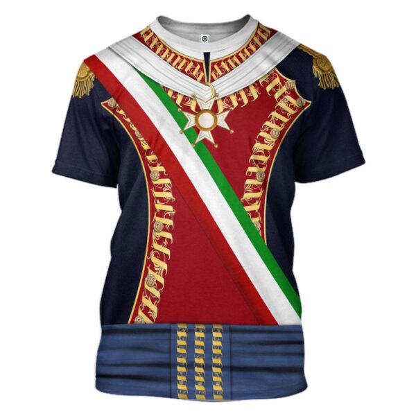 Gearhuman 3D Agust??n de Iturbide Custom Tshirt Apparel GV07091 3D T-shirt T-Shirt S