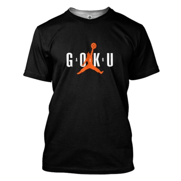 Gearhuman 3D Air Goku Custom Tshirt Apparel GN26089 3D T-shirt T-Shirt S 