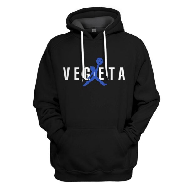 Gearhuman 3D Air Vegeta Custom Hoodie Apparel GN26086 3D Custom Fleece Hoodies Hoodie S 