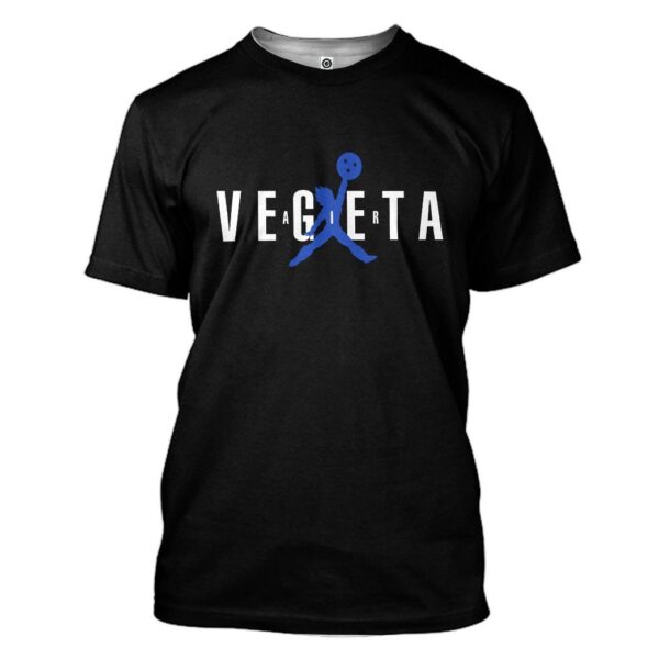 Gearhuman 3D Air Vegeta Custom Tshirt Apparel GN26086 3D T-shirt T-Shirt S 