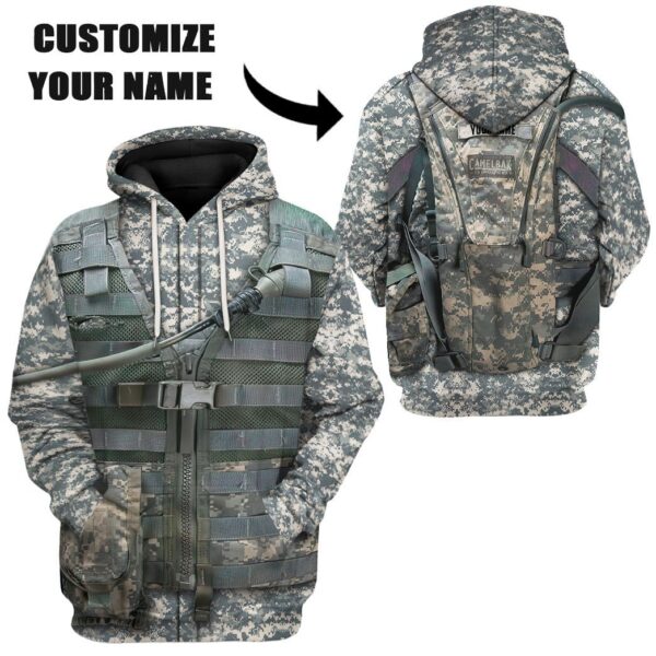 Gearhuman 3D AIRBORNE UNIFORM Custom Name Tshirt Hoodie Appreal CK19117 3D Apparel 