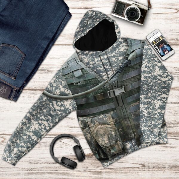 Gearhuman 3D AIRBORNE UNIFORM Custom Name Tshirt Hoodie Appreal CK19117 3D Apparel 