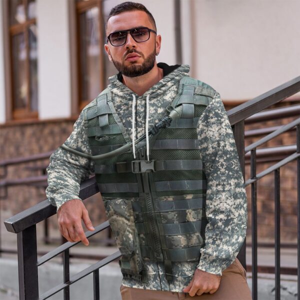 Gearhuman 3D AIRBORNE UNIFORM Custom Name Tshirt Hoodie Appreal CK19117 3D Apparel 