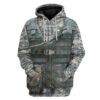 Gearhuman 3D AIRBORNE UNIFORM Custom Name Tshirt Hoodie Appreal CK19117 3D Apparel Hoodie S