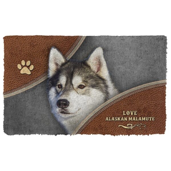 Gearhuman 3D Alaskan Malamute Doormat GV24023 Doormat Doormat S(15,8''x23,6'')