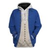 Gearhuman 3D Alexander Hamilton Custom Hoodie Apparel GV160730 3D Custom Fleece Hoodies Hoodie Blue S