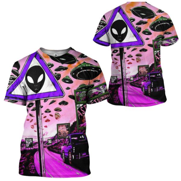 Gearhuman 3D Aliens Are Coming To Earth Custom Tshirt Apparel GC23095 3D T-shirt