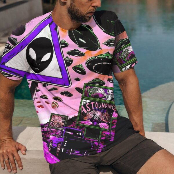 Gearhuman 3D Aliens Are Coming To Earth Custom Tshirt Apparel GC23095 3D T-shirt 