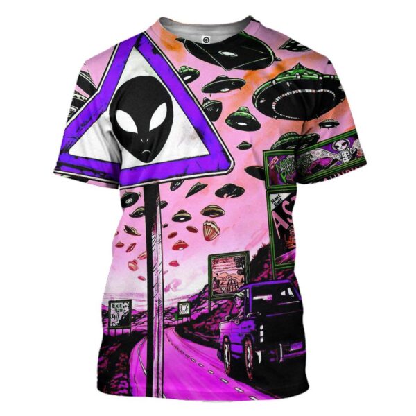 Gearhuman 3D Aliens Are Coming To Earth Custom Tshirt Apparel GC23095 3D T-shirt T-Shirt S 