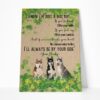 Gearhuman 3D Always By Your Side Husky St Patrick Canvas GK190212 Canvas 1 Piece Non Frame M