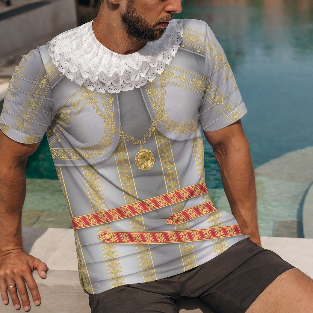 Gearhuman 3D Ambrogio Spinola Custom Tshirt Apparel GV040915 3D T-shirt