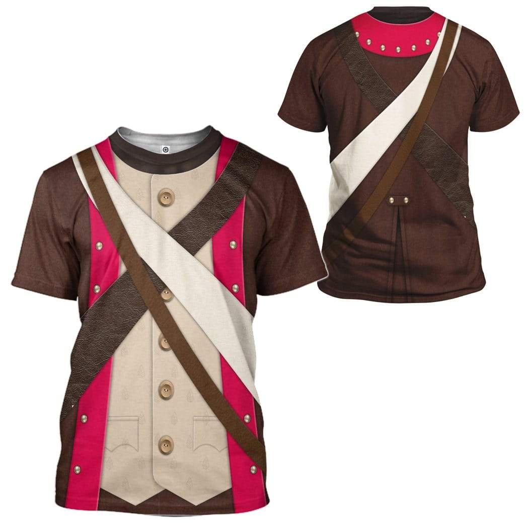 Gearhuman 3D American Infantry-6th Continental Regimen Custom Tshirt Apparel GV19086 3D T-shirt