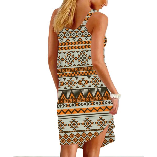 Gearhuman 3D American Native Sleeveless Beach Dress ZK2406214 Beach Dress 
