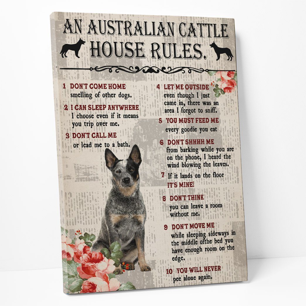 Gearhuman 3D An Australian Cattle House Rules Canvas GK04028 Canvas