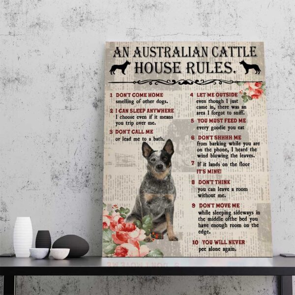 Gearhuman 3D An Australian Cattle House Rules Canvas GK04028 Canvas