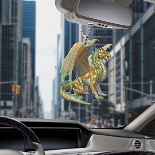 Gearhuman 3D Ancient Bronze Dragon Custom Car Hanging GW22062110 Car Hanging 