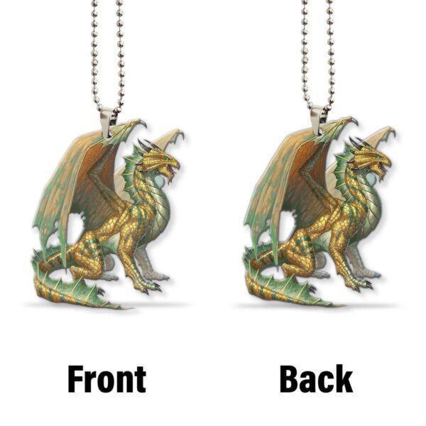 Gearhuman 3D Ancient Bronze Dragon Custom Car Hanging GW22062110 Car Hanging
