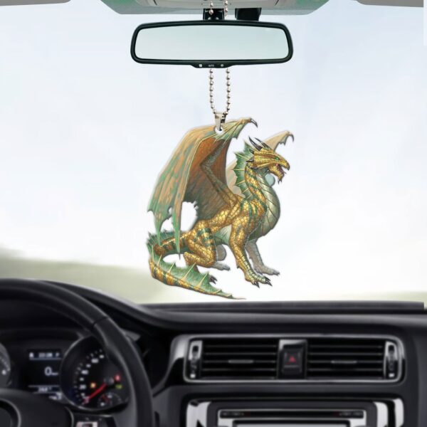 Gearhuman 3D Ancient Bronze Dragon Custom Car Hanging GW22062110 Car Hanging 