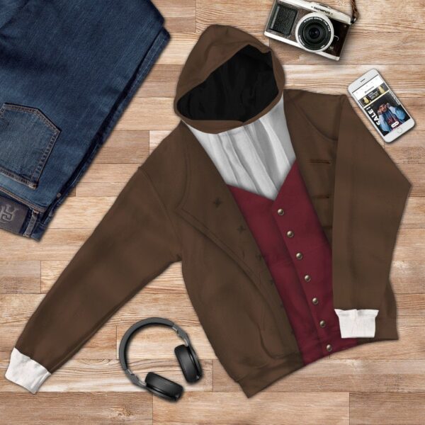 Gearhuman 3D Ancient Costume Thomas Jefferson Custom Hoodie Apparel GV09093 3D Custom Fleece Hoodies 