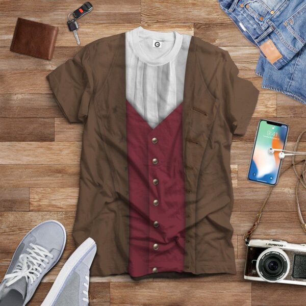 Gearhuman 3D Ancient Costume Thomas Jefferson Custom T-shirt Apparel GV09093 3D T-shirt