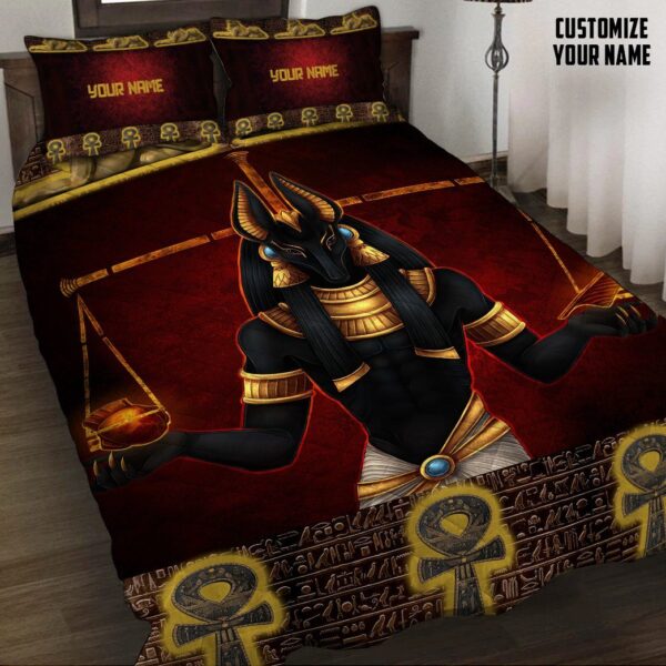 Gearhuman 3D Ancient Egypt God Custom Name Quilt Set GW06016 Quilt Set