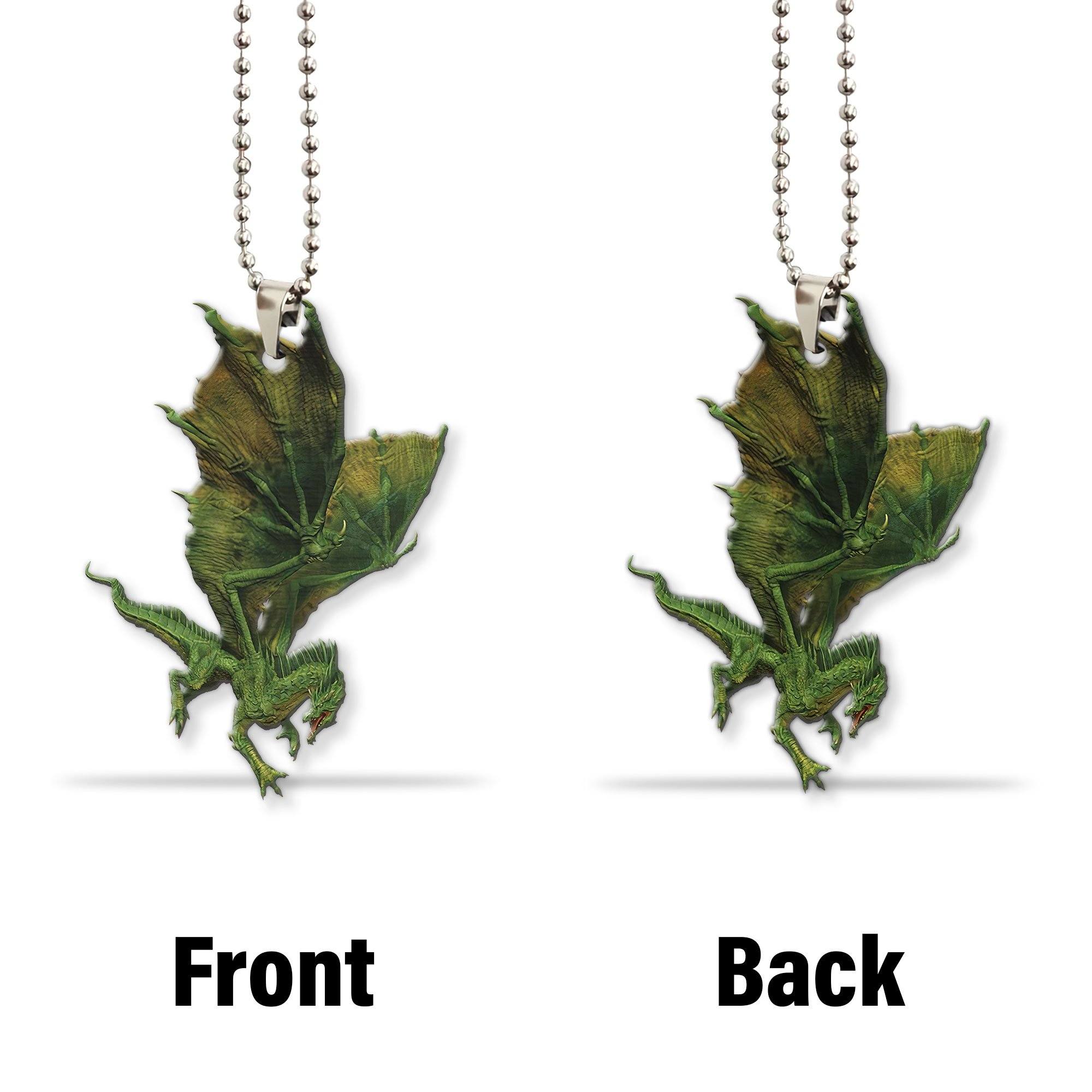 Gearhuman 3D Ancient Green Dragon Custom Car Hanging GW2206216 Car Hanging