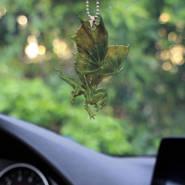 Gearhuman 3D Ancient Green Dragon Custom Car Hanging GW2206216 Car Hanging