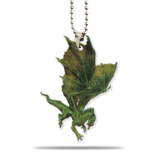 Gearhuman 3D Ancient Green Dragon Custom Car Hanging GW2206216 Car Hanging Car Hanging/1 Pack 