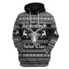 Gearhuman 3D Antichristmas Satan Claus Ugly Christmas Sweater Custom Hoodie Apparel GV09106 3D Apparel Hoodie S