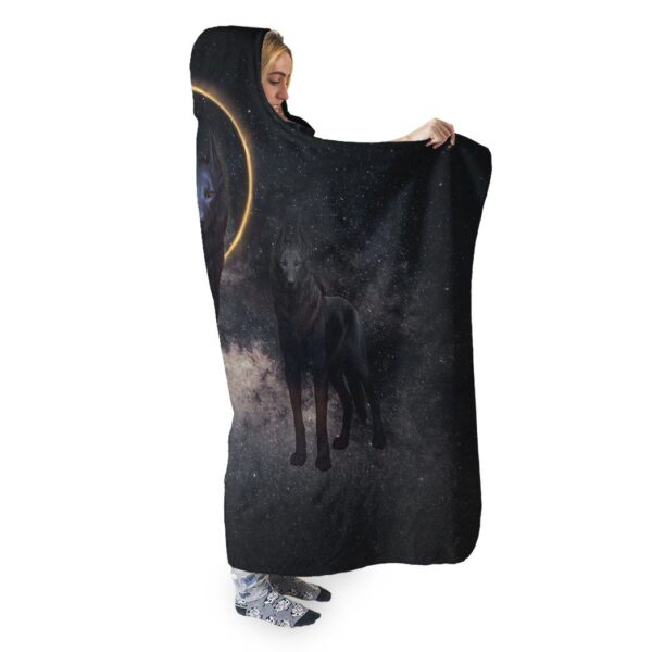 Gearhuman 3D Anubis Dog In The Sky Custom Hooded Blanket GR07126 Hooded Blanket