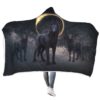 Gearhuman 3D Anubis Dog In The Sky Custom Hooded Blanket GR07126 Hooded Blanket M(51''x59'')