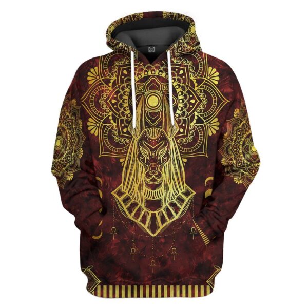 Gearhuman 3D Anubis Egypt Custom Tshirt Hoodie Apparel GK06013 3D Apparel Hoodie S 
