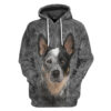 Gearhuman 3D Australian Cattle Dog Front And Back Tshirt Hoodie Apparel GV09039 3D Apparel Hoodie S