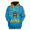 Gearhuman 3D Autism Awareness Bee Kind Custom T-Shirts Hoodies Apparel GA19024 3D Custom Fleece Hoodies Hoodie S