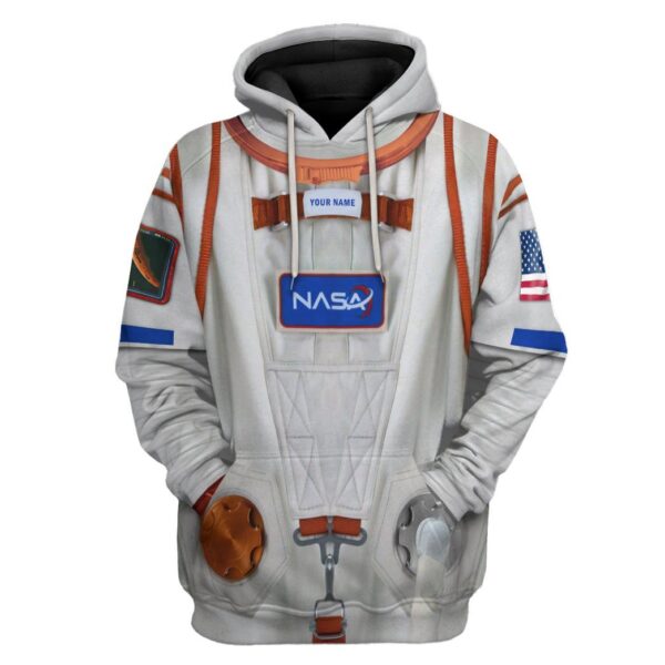 Gearhuman 3D Away Netflix Nasa Flightsuit Custom Hoodie Apparel GN14093 3D Custom Fleece Hoodies Hoodie S 