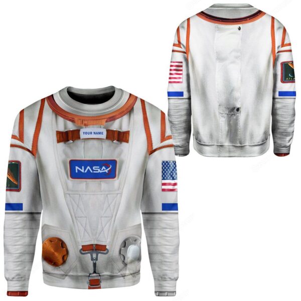 Gearhuman 3D Away Netflix Nasa Flightsuit Custom Sweatshirt Apparel GN14093 Sweatshirt
